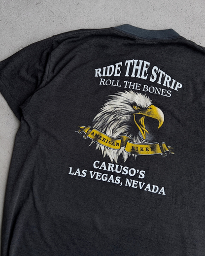 1989 Harley Davidson Ride The Strip 3D Emblem Tee  - Shop ThreadCount Vintage Co.
