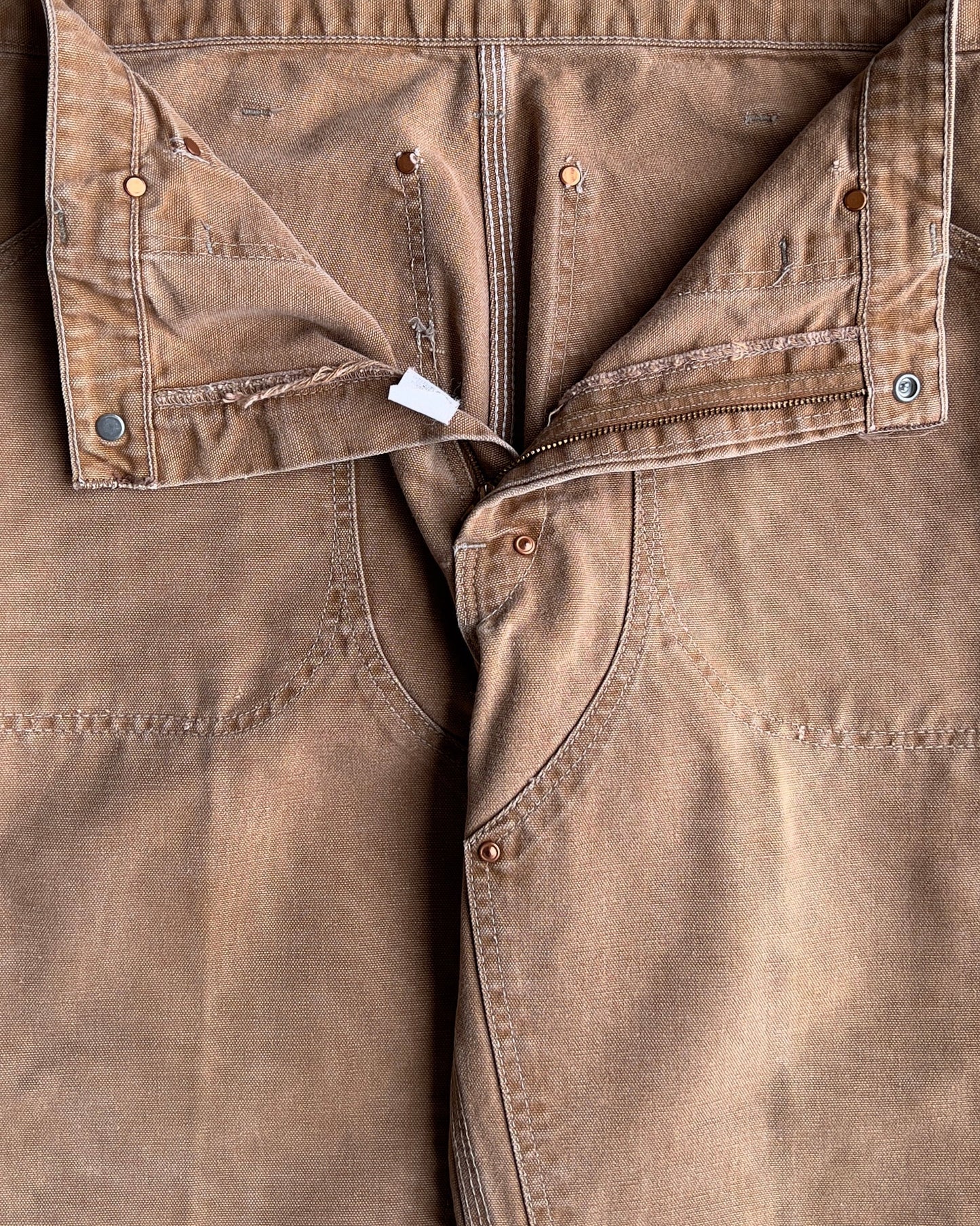 Vintage 1970s Carhartt Double-Knee Khaki Work Pants  - Shop ThreadCount Vintage Co.