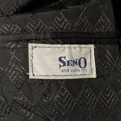 1960s Black Wool 2pc Tuxedo