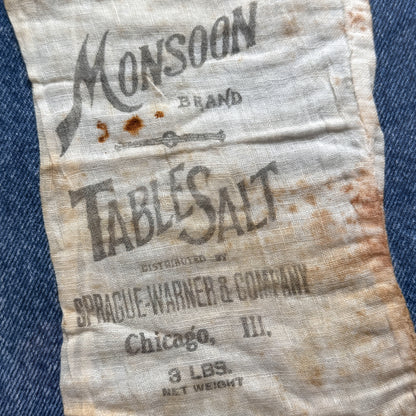 Antique Monsoon Table Salt Framed Artwork  - Shop THREADCOUNT Vintage Co.