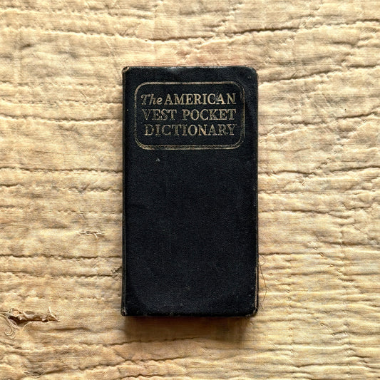 1950s The American Vest Pocket Dictionary  - Shop THREADCOUNT Vintage Co.