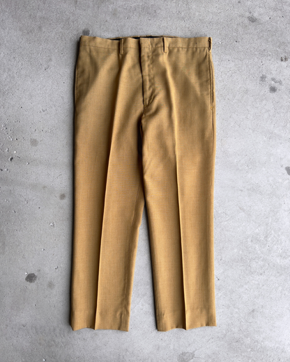 Vintage 1960s Khaki Tan Lee-Prest Casual Chino Pants  - Shop ThreadCount Vintage Co.