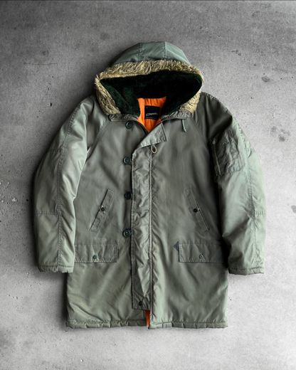 Vintage 1970s U.S. Army Green N-3B Civilian Parka Jacket  - Shop ThreadCount Vintage Co.