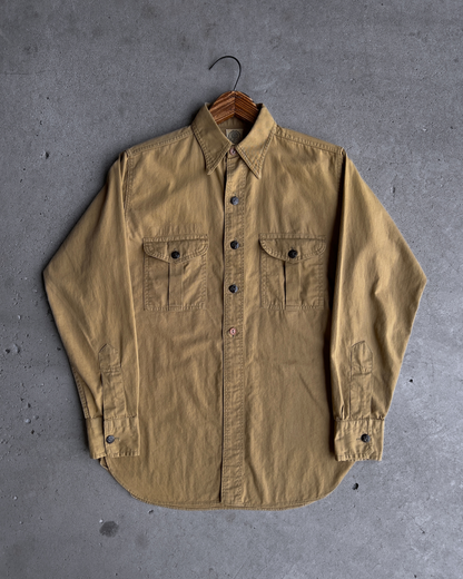 Vintage 1950s Boy Scouts Khaki Uniform Shirt  - Shop ThreadCount Vintage Co.