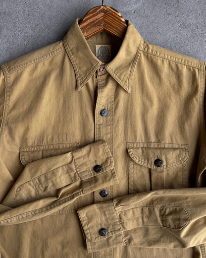 Vintage 1950s Boy Scouts Khaki Uniform Shirt  - Shop ThreadCount Vintage Co.