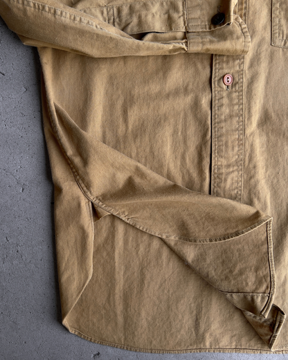 Vintage 1950s Boy Scouts Khaki Uniform Shirt  - Shop ThreadCount Vintage Co.