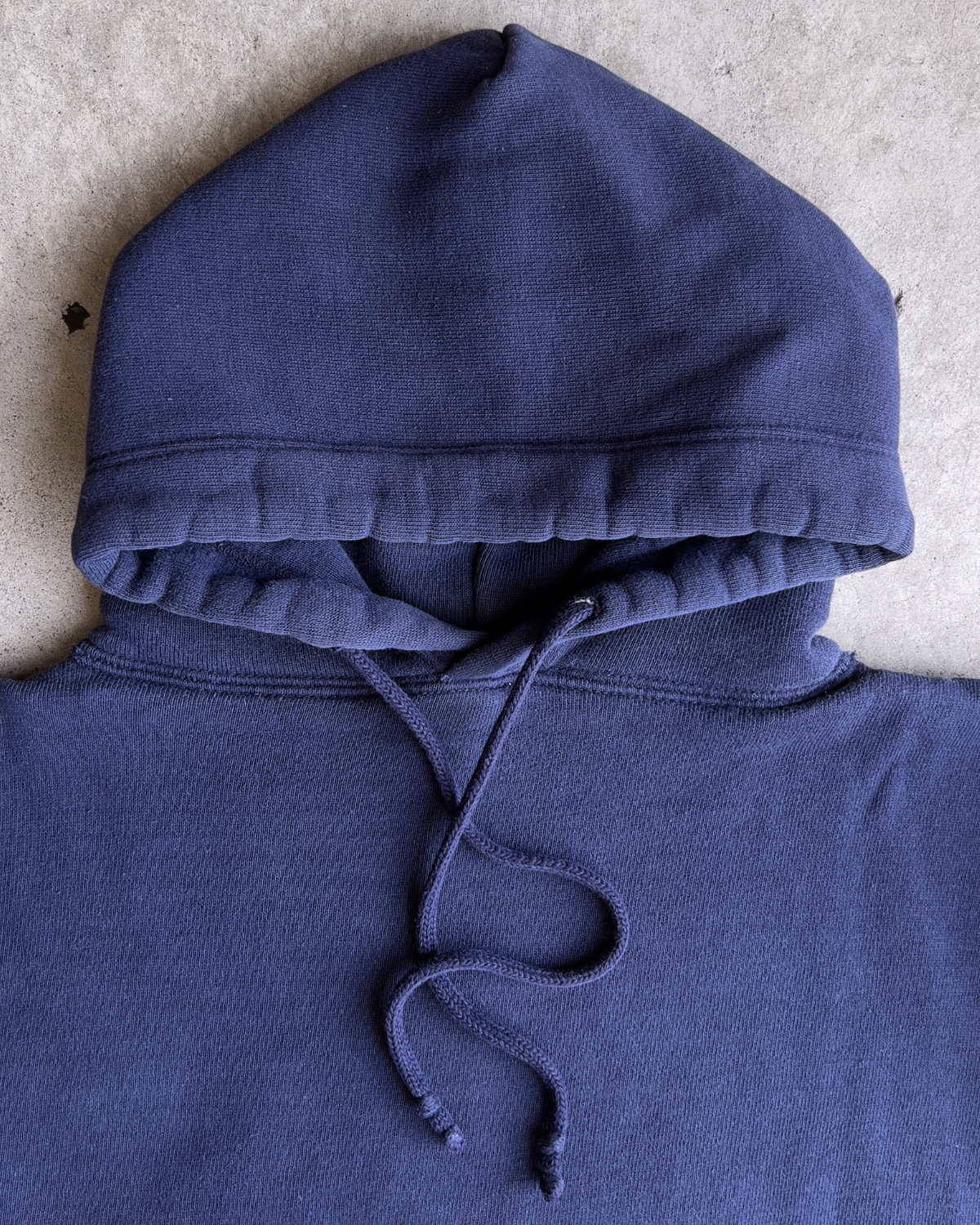 Vintage 1960s Chicago Vocational Navy Blue Double Face Hoodie  - Shop ThreadCount Vintage Co.