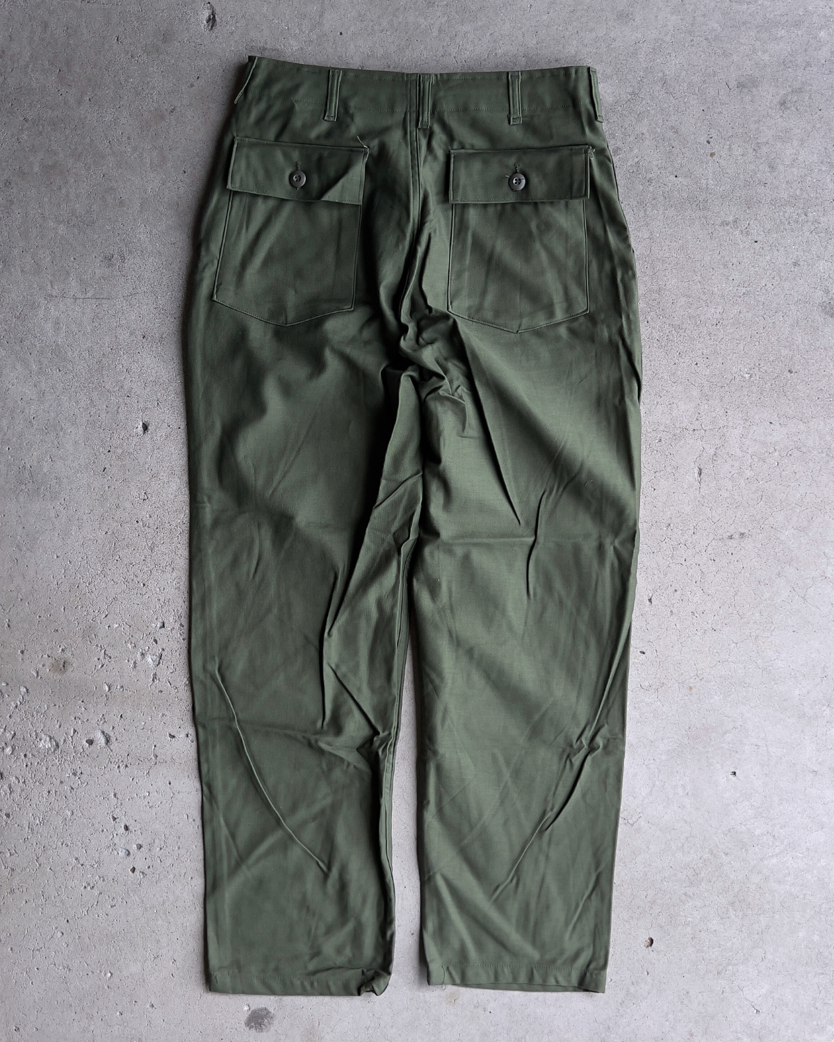 Vintage 1970s OG-107 Army Green Deadstock Field Pants  - Shop ThreadCount Vintage Co.