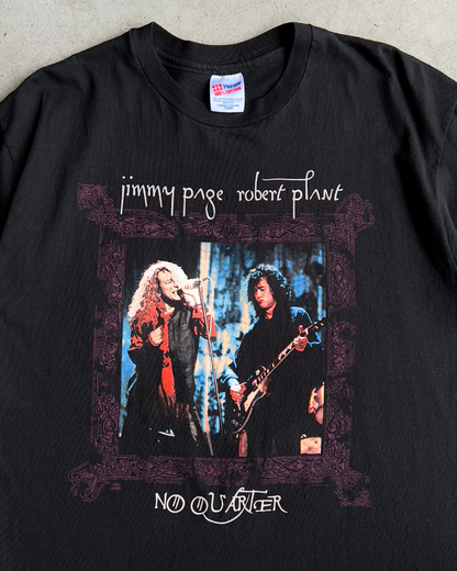 Vintage 1995 Jimmy Page Robert Plant No Quarter World Tour Tee  - Shop ThreadCount Vintage Co.