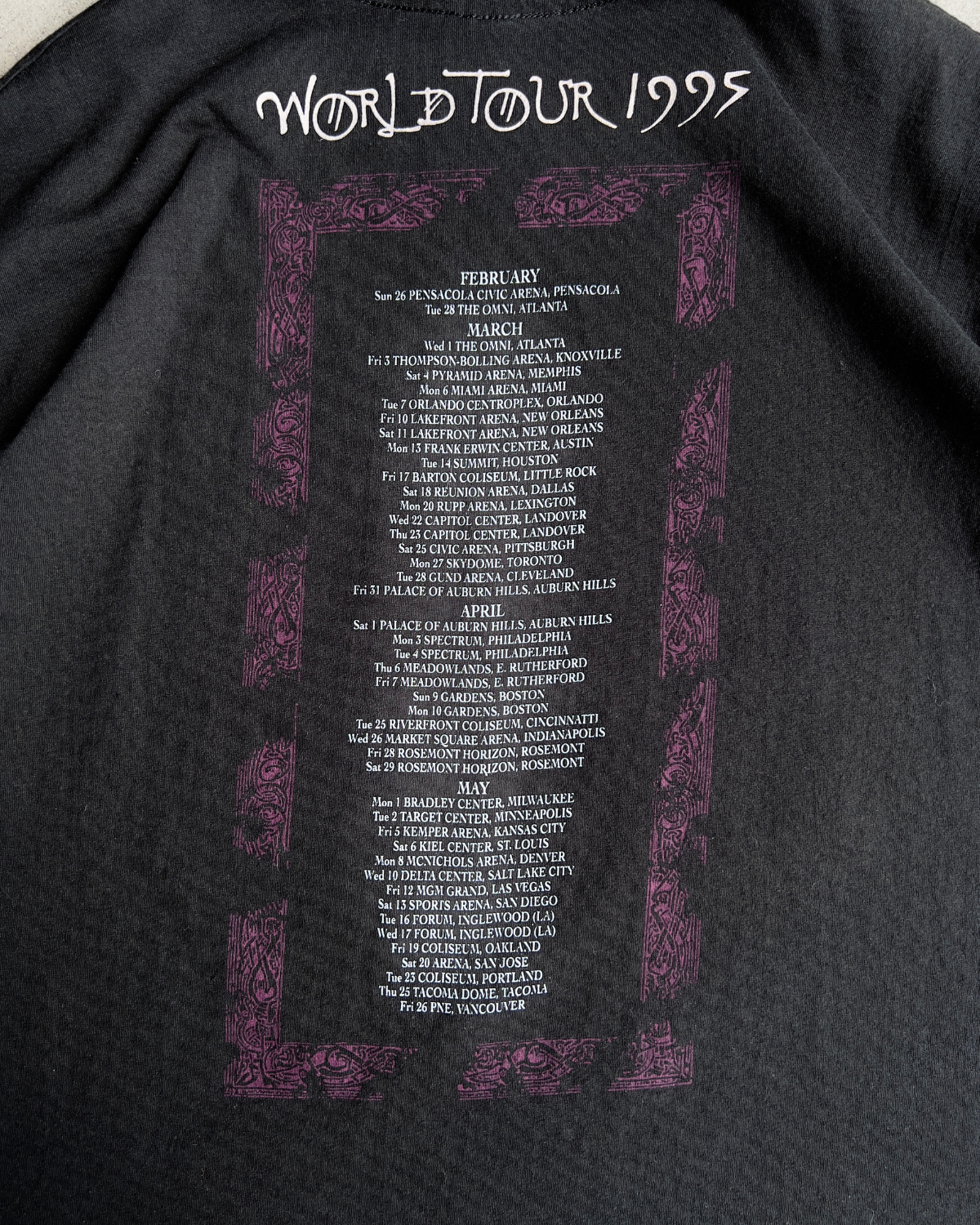 Vintage 1995 Jimmy Page Robert Plant No Quarter World Tour Tee  - Shop ThreadCount Vintage Co.