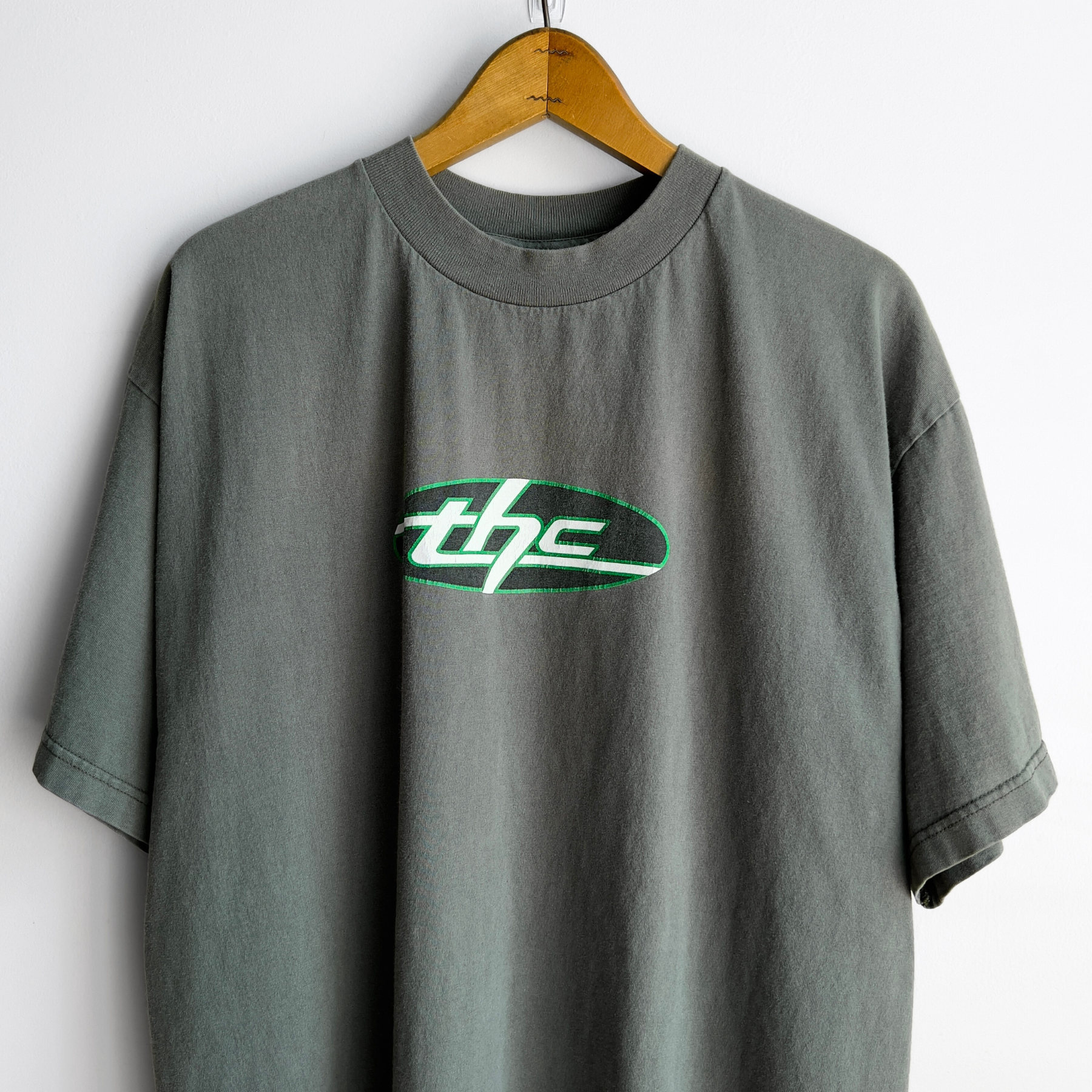 Vintage 1990s Faded Green THC Acronym Graphic Tee  - Shop ThreadCount Vintage Co.