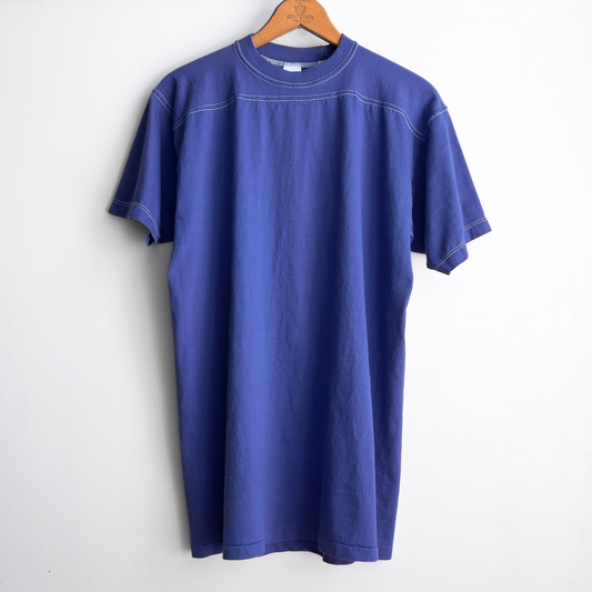 Vintage 1980s Royal Blue Short Sleeve Jersey Tee  - Shop ThreadCount Vintage Co.