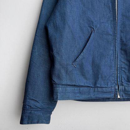 1970s Work 'N Leisure Blanket Lined Denim Workwear Jacket  - Shop ThreadCount Vintage Co.