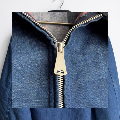 1970s Work 'N Leisure Blanket Lined Denim Workwear Jacket  - Shop ThreadCount Vintage Co.