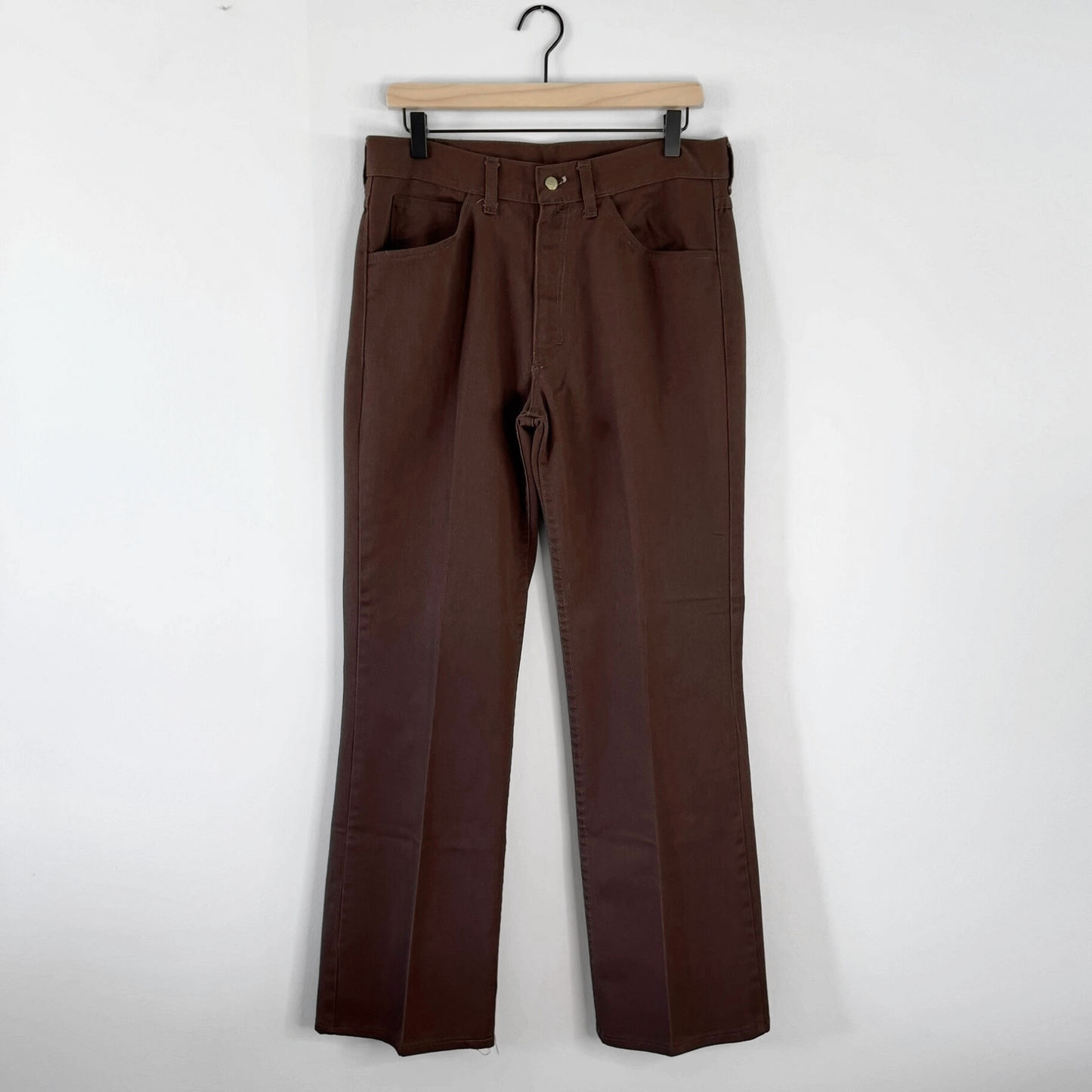 Vintage 1970s Osh Kosh Brown Straight Fit Workwear Jeans  - Shop ThreadCount Vintage Co.