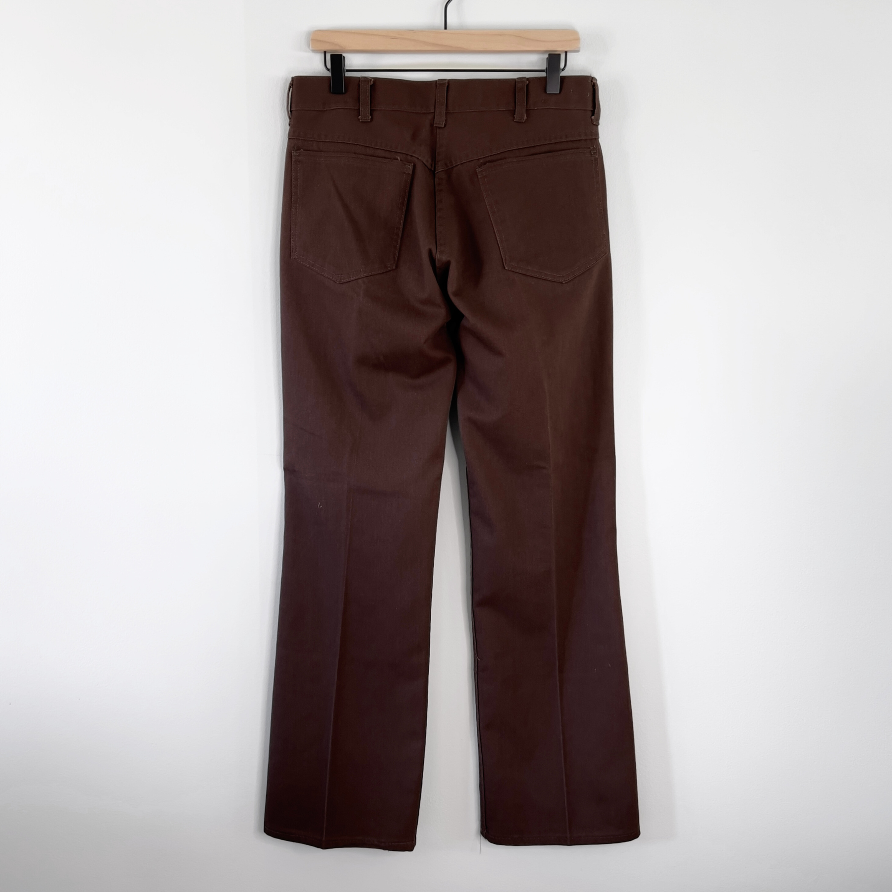 Vintage 1970s Osh Kosh Brown Straight Fit Workwear Jeans  - Shop ThreadCount Vintage Co.