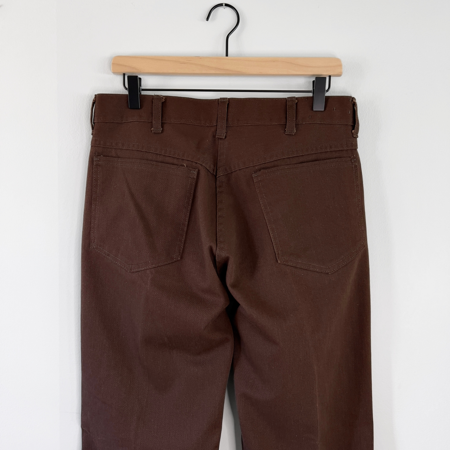 Vintage 1970s Osh Kosh Brown Straight Fit Workwear Jeans  - Shop ThreadCount Vintage Co.