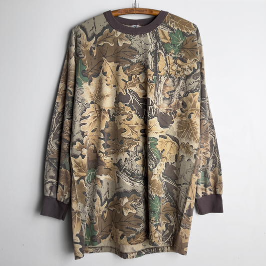 Vintage 1990s Advantage Realtree Camouflage Long Sleeve  - Shop ThreadCount Vintage Co.