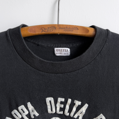 1950s Kappa Delta Rho Fraternity Black Cotton Tee  - Shop ThreadCount Vintage Co.