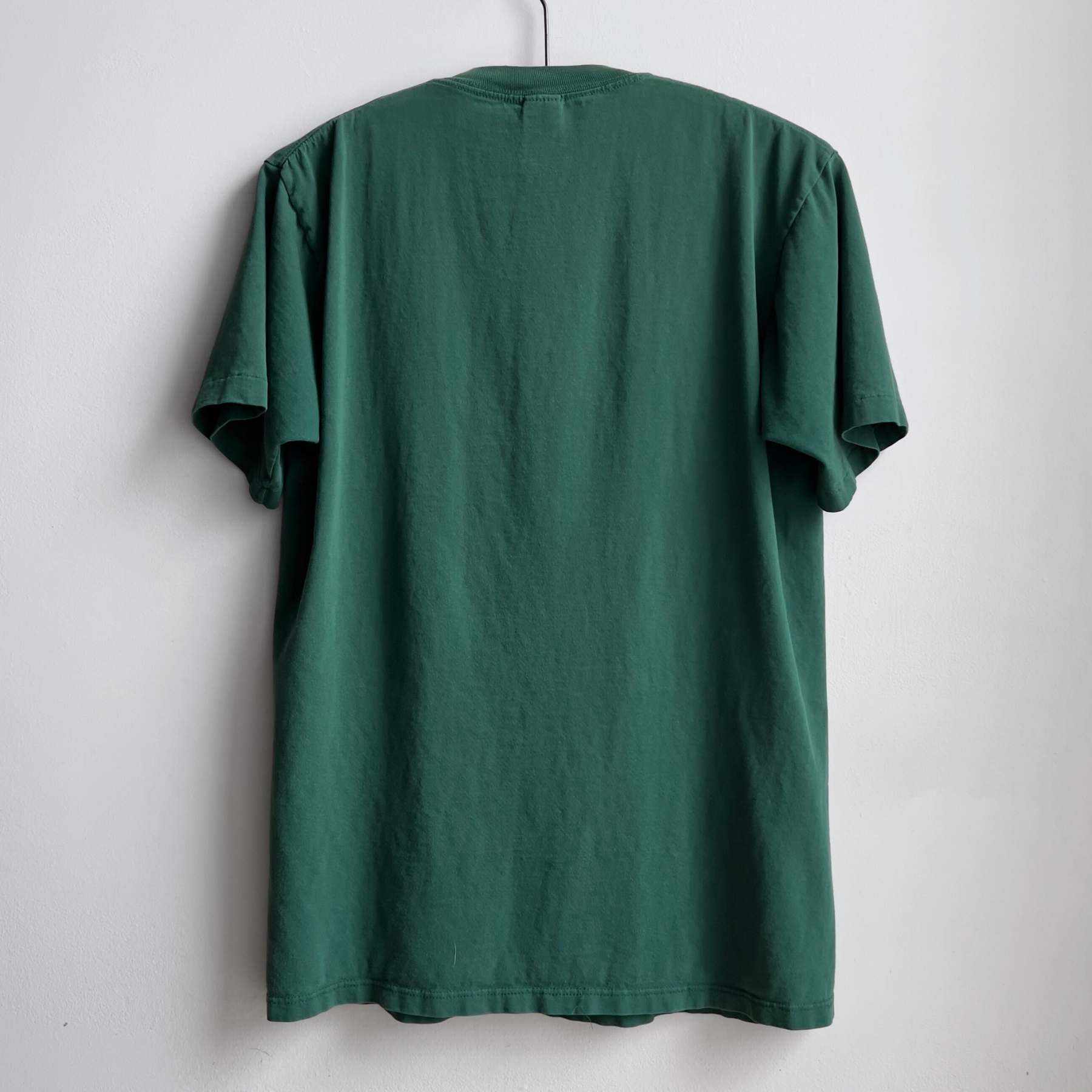 Vintage 1990s Dark Green Selvedge Pocket Tee  - Shop ThreadCount Vintage Co.