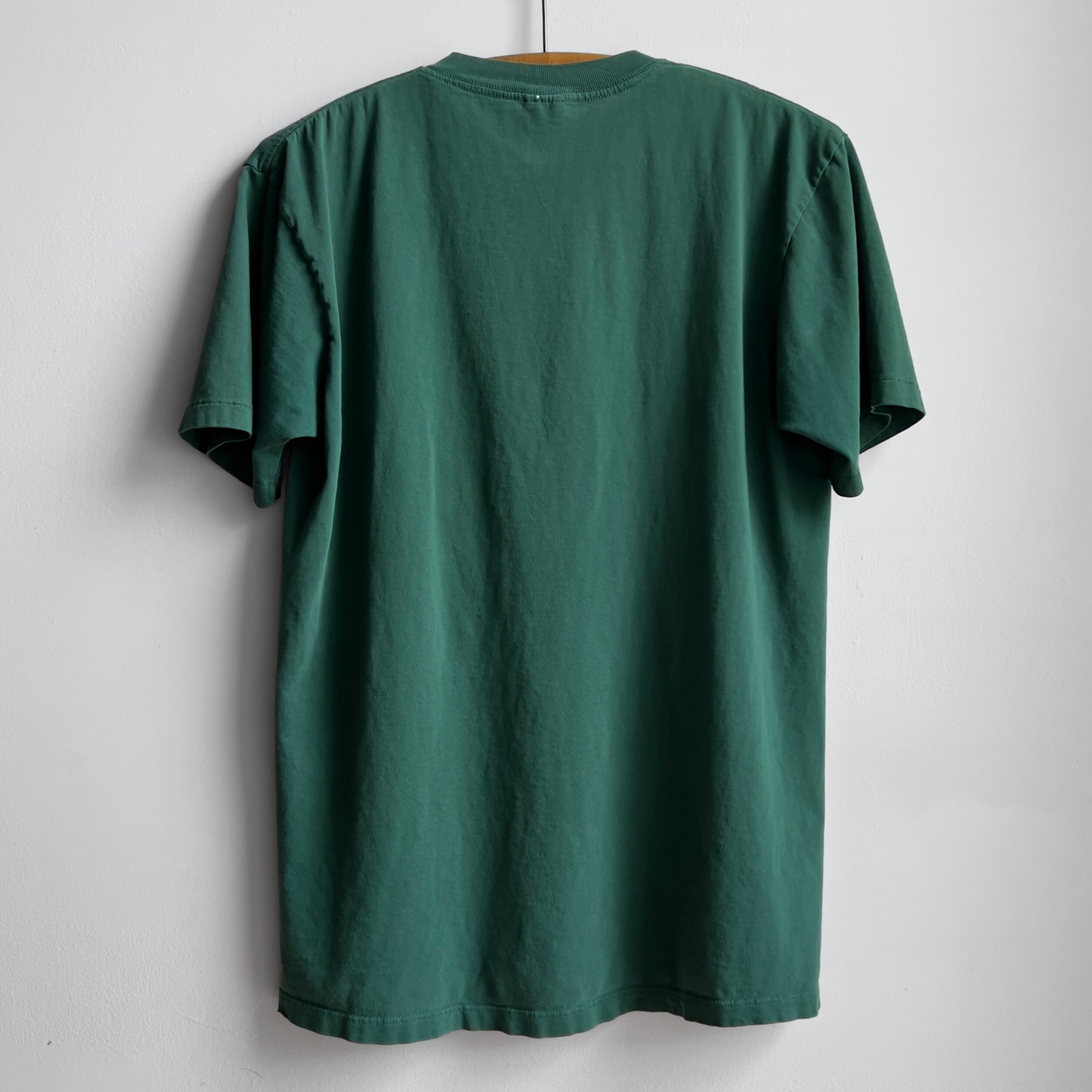 Vintage 1990s Dark Green Selvedge Pocket Tee  - Shop ThreadCount Vintage Co.