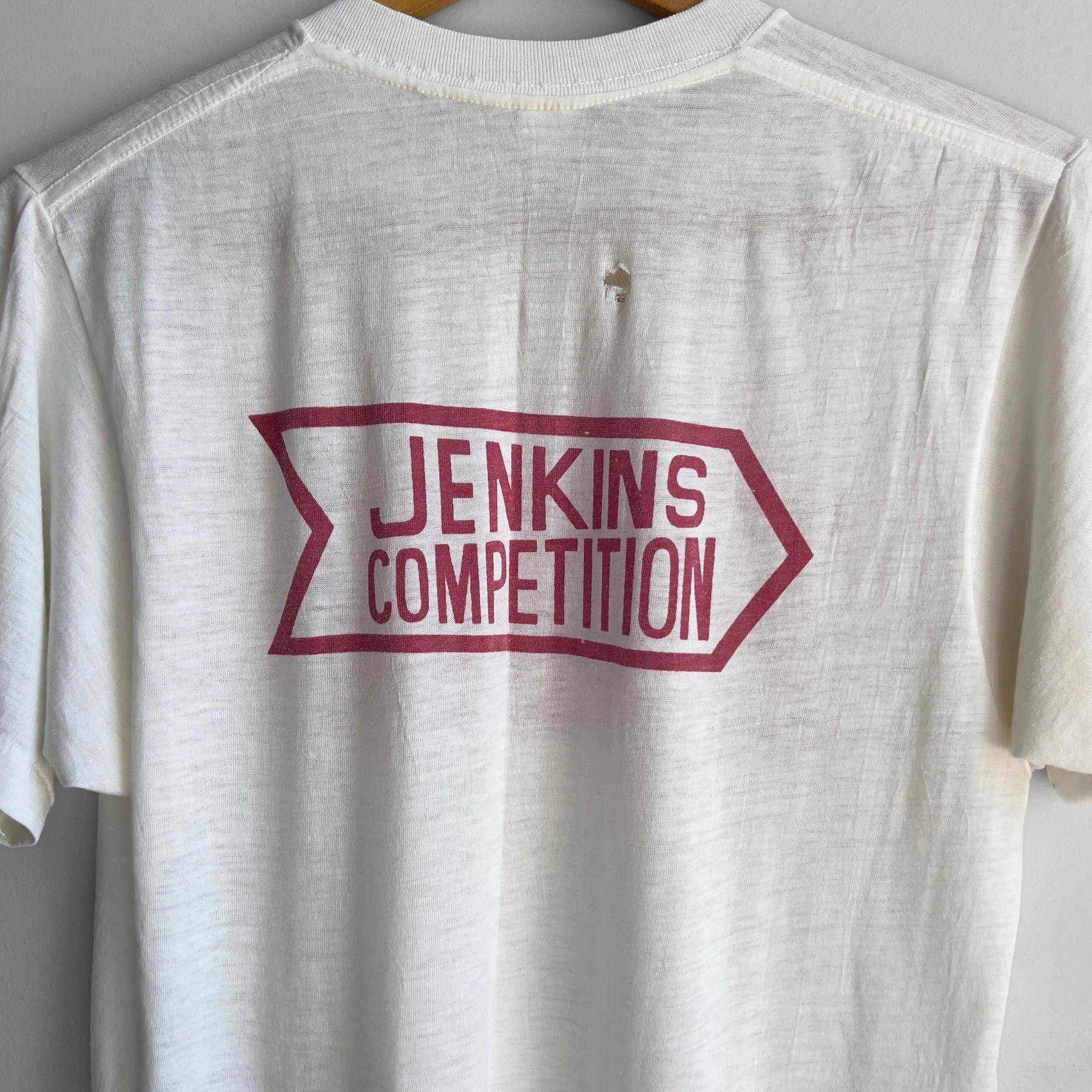 Vintage 1960s Jenkins Competition Drag Racing Tee  - Shop ThreadCount Vintage Co.