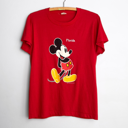 1980s Walt Disney World Florida Mickey Graphic Tee  - Shop ThreadCount Vintage Co.