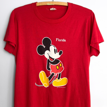 1980s Walt Disney World Florida Mickey Graphic Tee  - Shop ThreadCount Vintage Co.