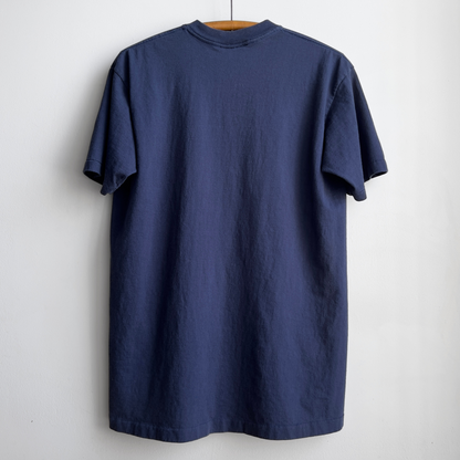 1990s Navy Blue Blank Pocket Tee  - Shop ThreadCount Vintage Co.