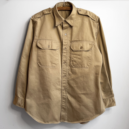 1950s U.S. Air Force Uniform Cotton Twill Shirt  - Shop ThreadCount Vintage Co.