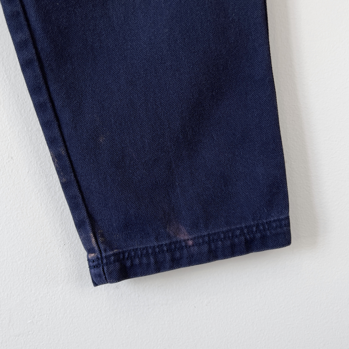 Vintage 1990s Navy Blue Baggy Denim Jeans  - Shop ThreadCount Vintage Co.