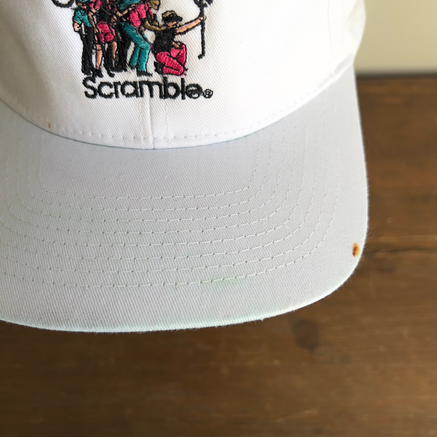 Vintage 1980s Oldsmobile Scramble White Embroidered Snapback Trucker Hat  - Shop ThreadCount Vintage Co.