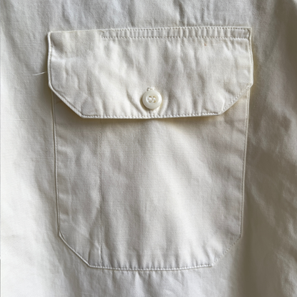 1950s Whiting Indiana Fire Dept. Cotton Poplin Uniform Shirt  - Shop ThreadCount Vintage Co.