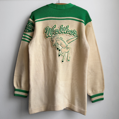 1960s Walthers Lutheran High School Varsity Football Letterman Cardigan  - Shop ThreadCount Vintage Co.