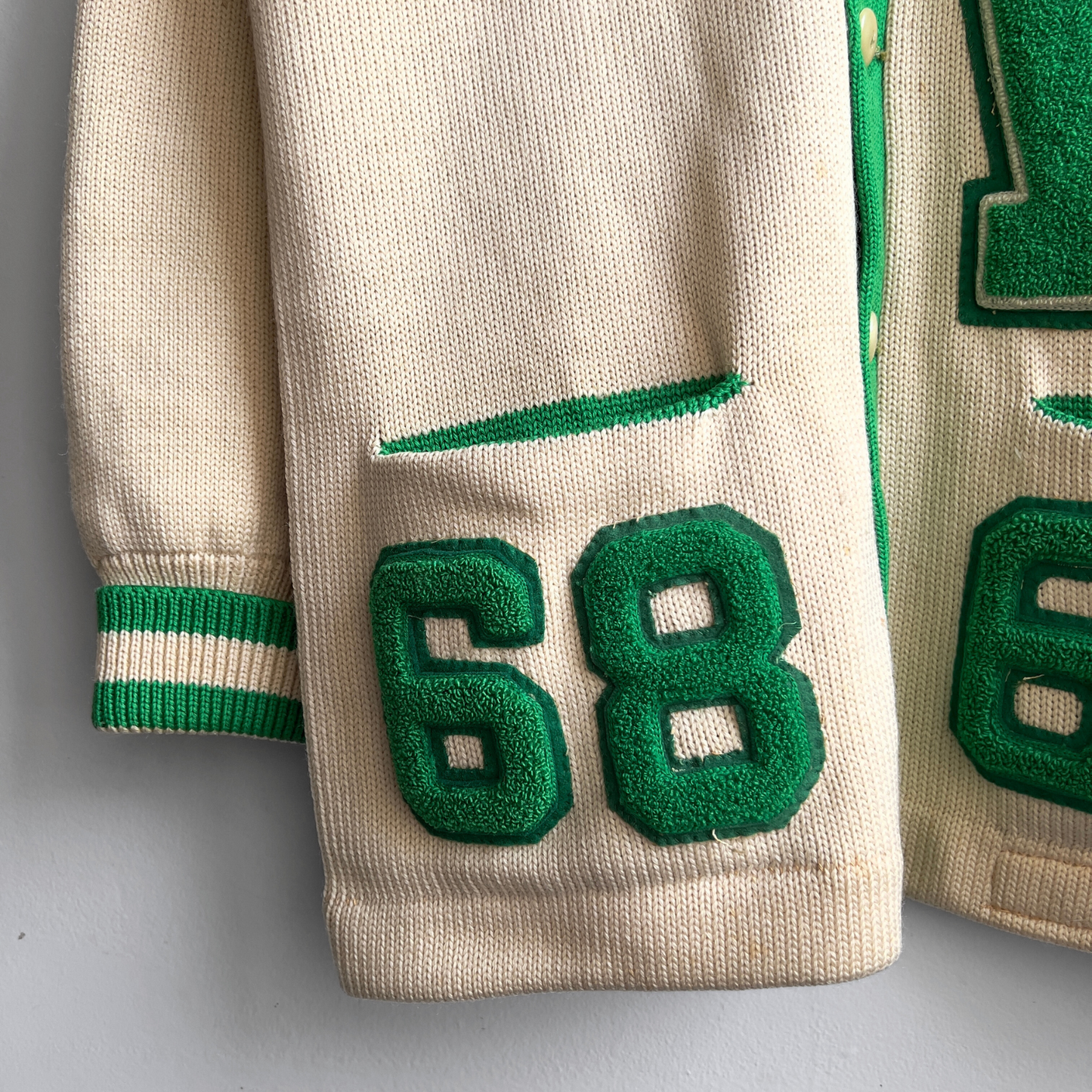 Vintage 1960s Walthers Lutheran High School Varsity Football Letterman Cardigan  - Shop ThreadCount Vintage Co.