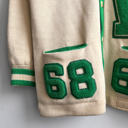 1960s Walthers Lutheran High School Varsity Football Letterman Cardigan  - Shop ThreadCount Vintage Co.