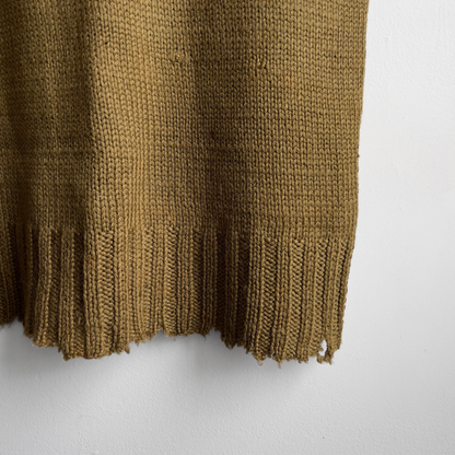 1940s American Red Cross Olive Wool Knit Vest  - Shop ThreadCount Vintage Co.