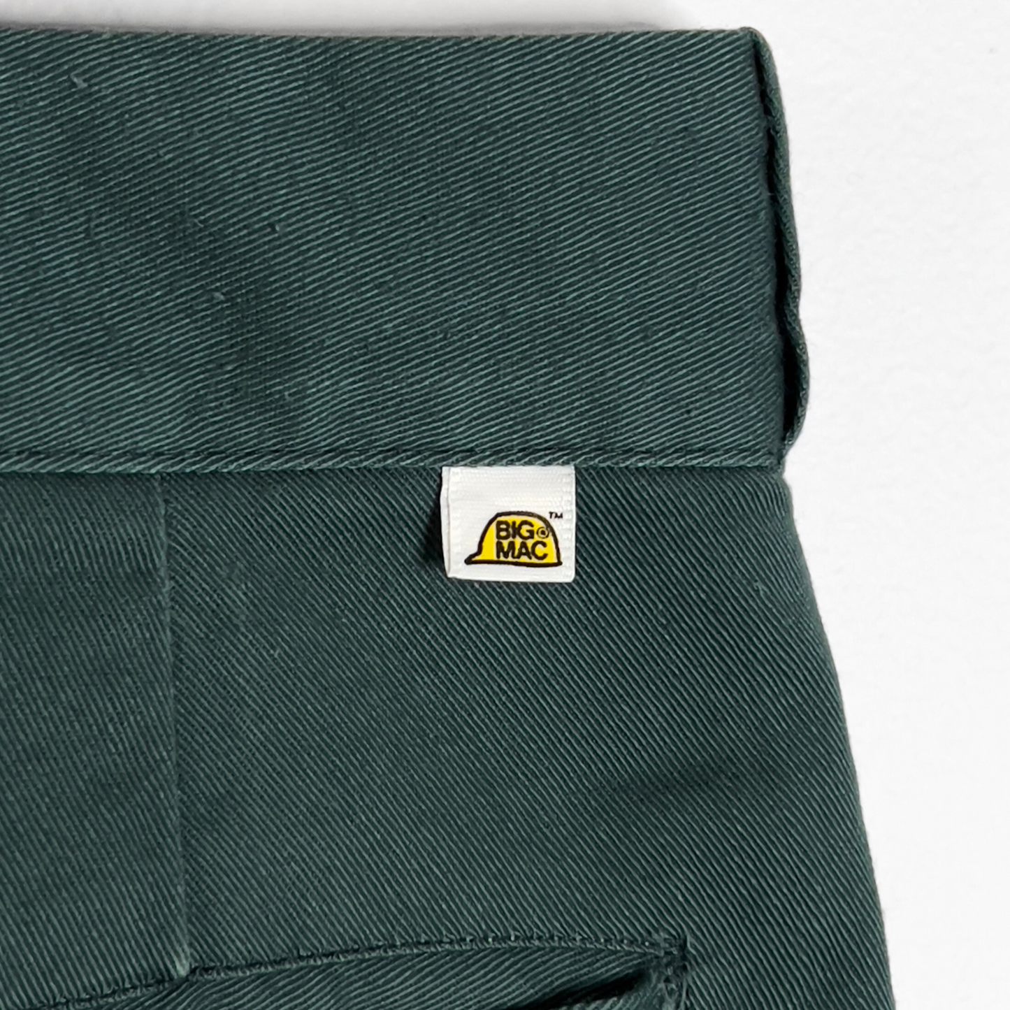 Vintage 1970s Big Mac Faded Green Casual Workwear Pants  - Shop ThreadCount Vintage Co.