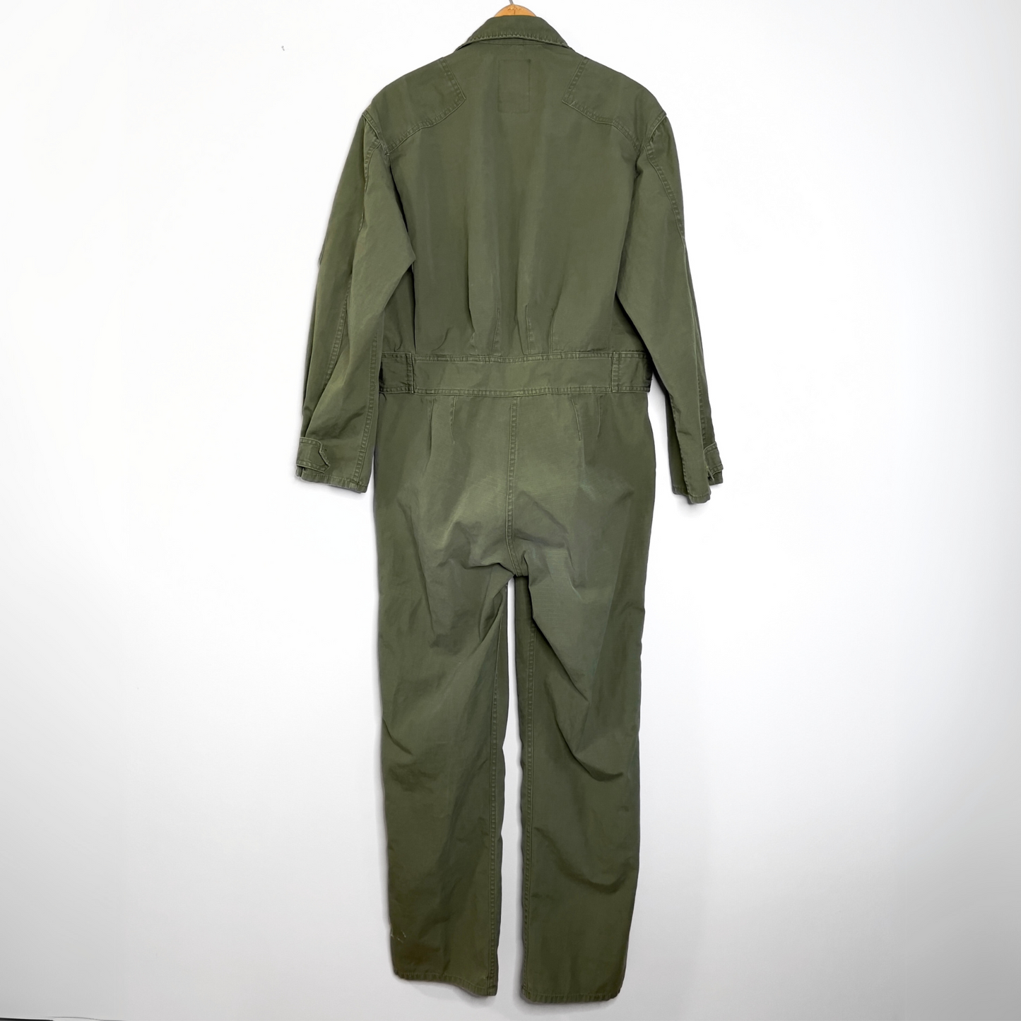 Vintage 1970s U.S. Air Force OG-107 Pilot's Ripstop Full Body Cotton Jumpsuit  - Shop ThreadCount Vintage Co.