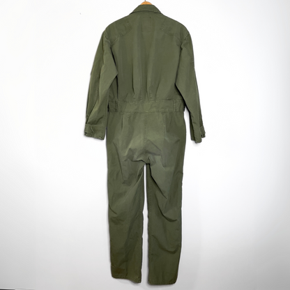 1970s U.S. Air Force OG-107 Pilot's Ripstop Full Body Cotton Jumpsuit  - Shop ThreadCount Vintage Co.