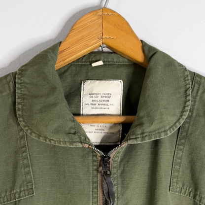 1970s U.S. Air Force OG-107 Pilot's Ripstop Full Body Cotton Jumpsuit  - Shop ThreadCount Vintage Co.