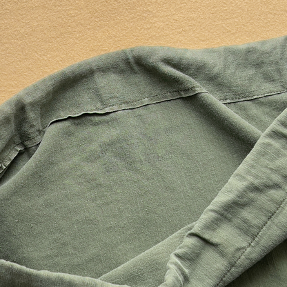 1970s U.S. Military Sateen Green Laundry Barracks Bag  - Shop ThreadCount Vintage Co.