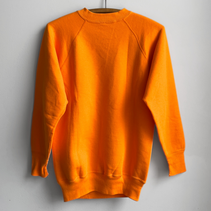 1960s University of Illinois Orange Cotton Sweatshirt  - Shop ThreadCount Vintage Co.