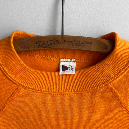 1960s University of Illinois Orange Cotton Sweatshirt  - Shop ThreadCount Vintage Co.