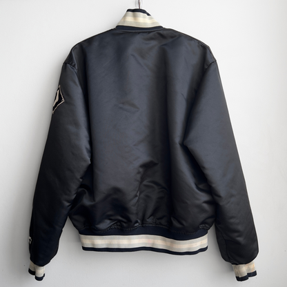 1990s Chicago White Sox Black Satin Bomber Jacket  - Shop ThreadCount Vintage Co.