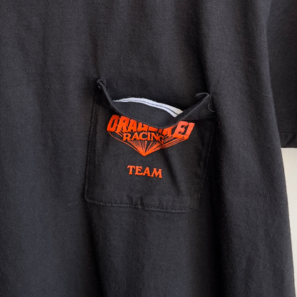 1970s Dragbike Racing Team Cotton Pocket Tee  - Shop ThreadCount Vintage Co.