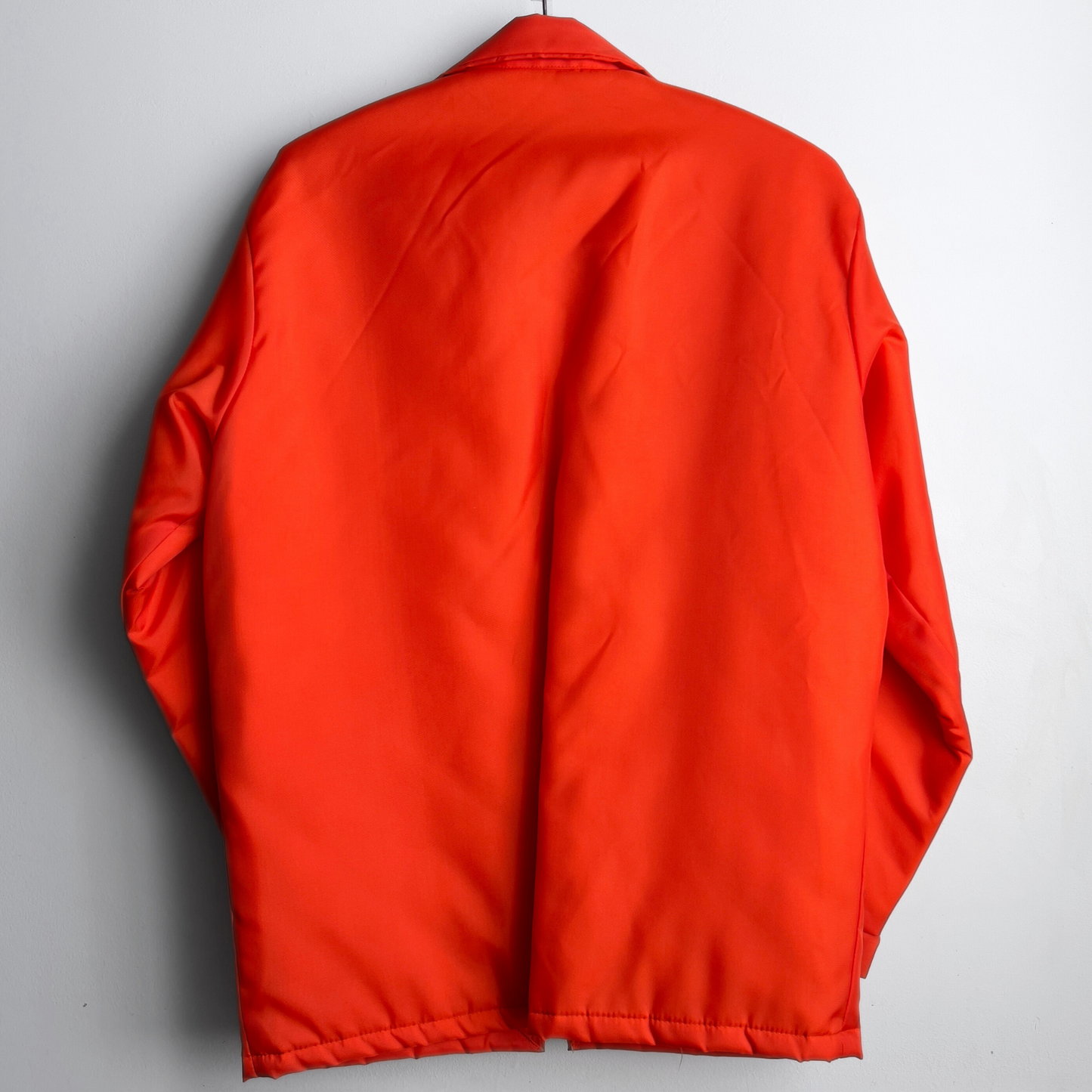 Vintage 1970s Orange Bison Patch Quilted Light Jacket  - Shop ThreadCount Vintage Co.