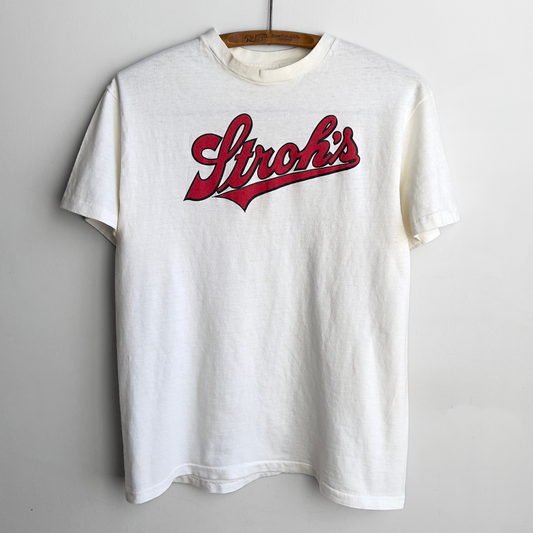 Vintage 1980s Stroh's Beer Graphic Tee  - Shop ThreadCount Vintage Co.