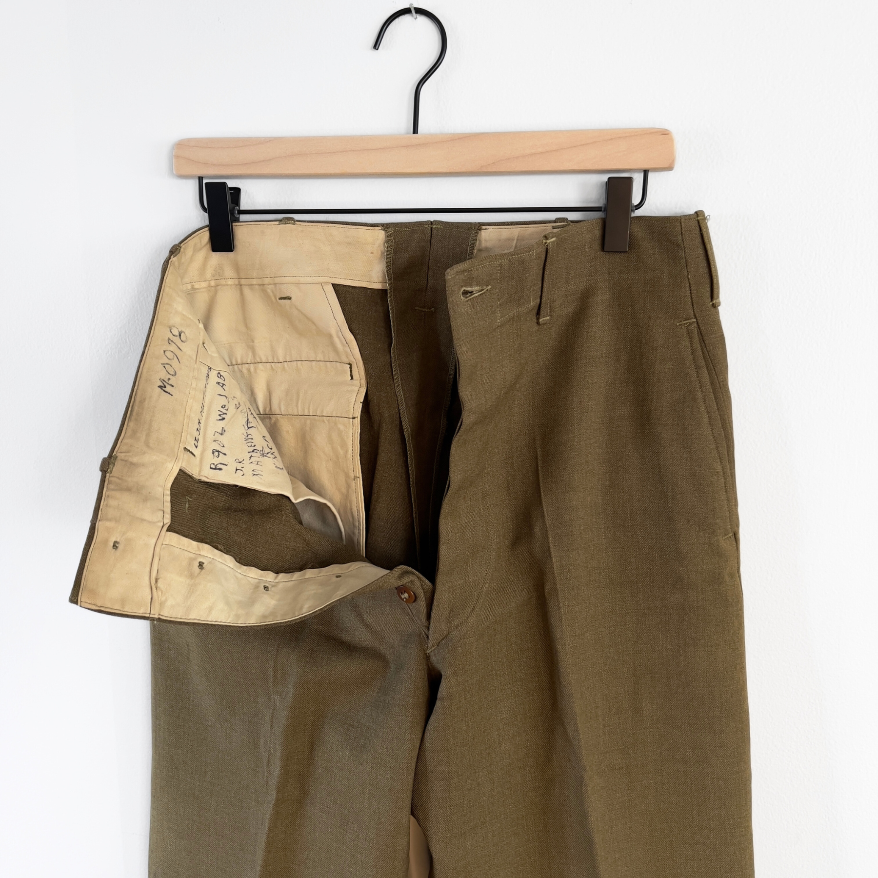 Vintage 1940s WW2 U.S. Army Serge Wool Field Pants  - Shop ThreadCount Vintage Co.