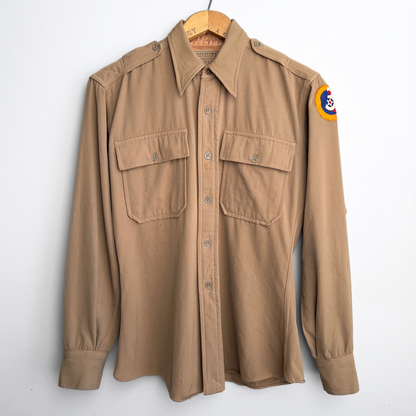 1940s U.S. Army Officers Regulation Uniform Shirt  - Shop ThreadCount Vintage Co.